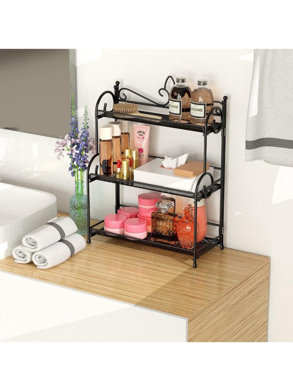 New Bathroom Organizer Countertop - 3 Tier Spice Rack Organizer - Picture 2 of 6